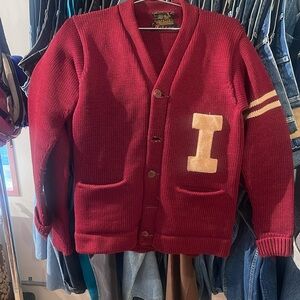 Pair of wool letterman jackets